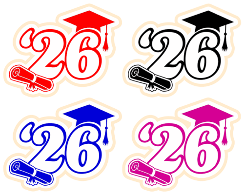 ستيكر تخرج 2026