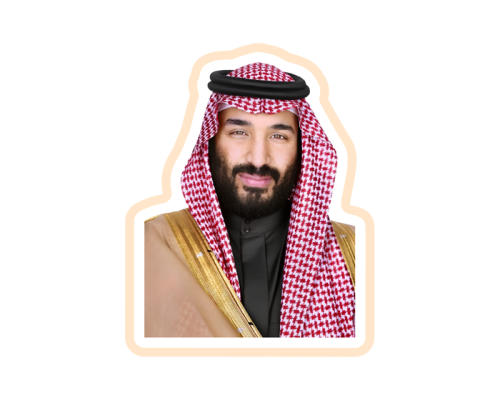 ستيكر الأمير محمد بن سلمان MBS
