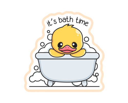 ستيكر استحمام