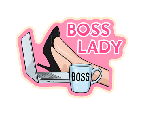 ستيكر Boss Lady