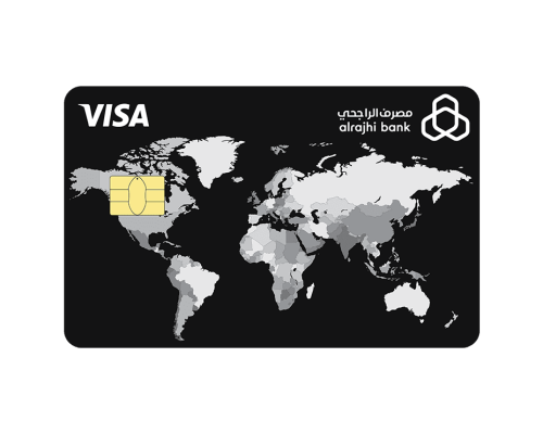 ستيكر بطاقة صراف - خريطة العالم