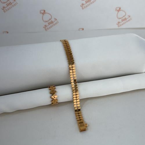 سوارة وخاتم عيار 21