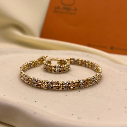 سوارة وخاتم عيار 18