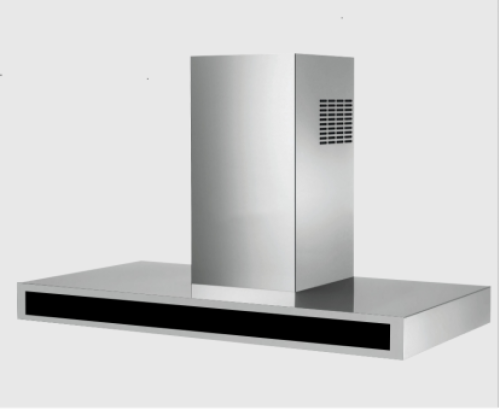 شفاط بولم جداري حرف تي استيل - شاشة سوداء تحكم لمس...