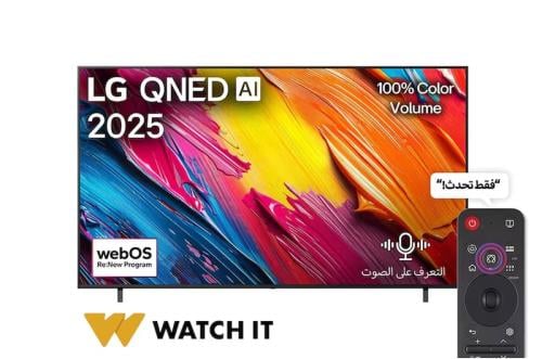 تلفزيون LG QNED AI QNED70 مقاس 65 بوصة بدقة 4K، مع...