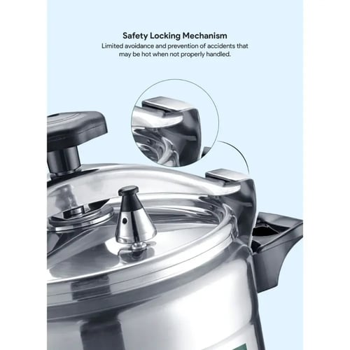 قدر ضغط ألومنيوم من ديليتشي سعة 15 لترًا مع ضمان ل...