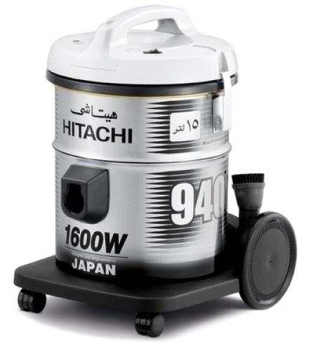 مكنسة هيتاشي برميل 15 لتر 1600 واط رمادي CV-940YPG
