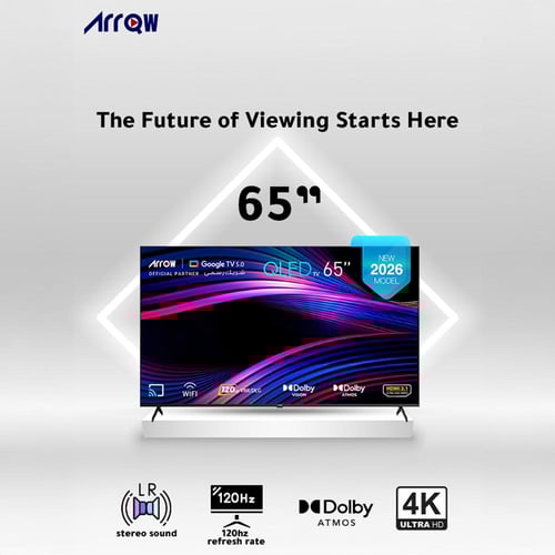 تلفزيون كيو إل إي دي 4K ذكي 65 بوصة أركيو بنظام تل...
