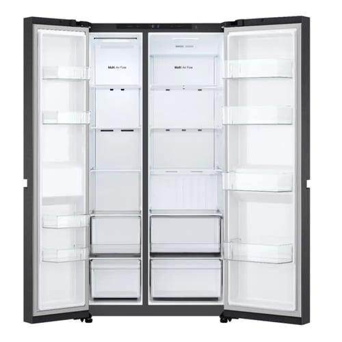 ثلاجة LG دولابي 23.2 قدم استيل غامق LS25CBBMIK