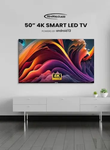 شاشة جنرال كلاس 50 سمارت فور كى موديل 50US8000