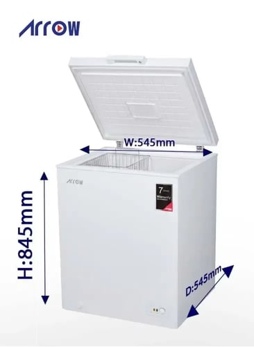 فريزر ارو افقي 100 لتر لون ابيض RO-160F