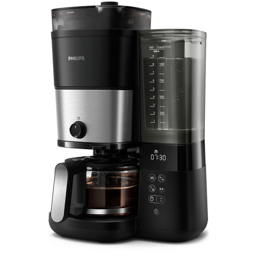 فيليبس الكل في واحد صانع القهوة بالتنقيط مع طاحونة...