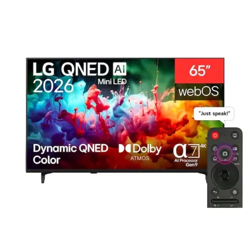تلفزيون LG QNED AI QNED70 مقاس 65 بوصة بدقة 4K، مع...