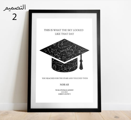خريطة النجوم تصميم تخرج