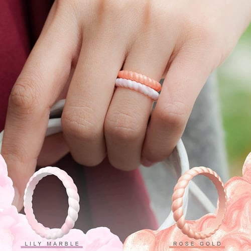 خواتم سيلكون عصرية