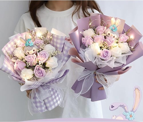 باقة دمية ارنب لطيفة