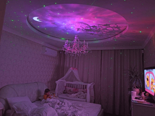 بروجكتر ليزر لعرض النجوم والسحب السماوية في الغرفة