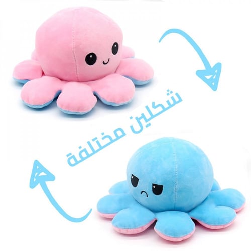 دمية الأخطبوط متقلب المشاعر