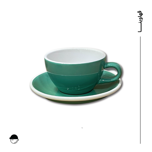 كوب لاتيه حجم 220 مل | اخضر