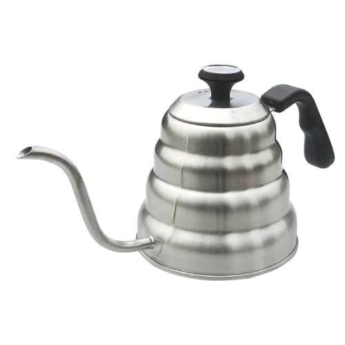 ابريق لترشيح القهوة فضي ذو مقبض| مع مقياس حراره |...