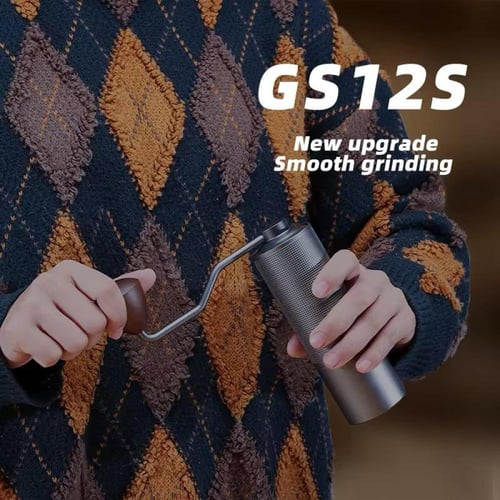 مطحنة يدوية | 6تروس | GS12s | اسود-فضي-اخضر