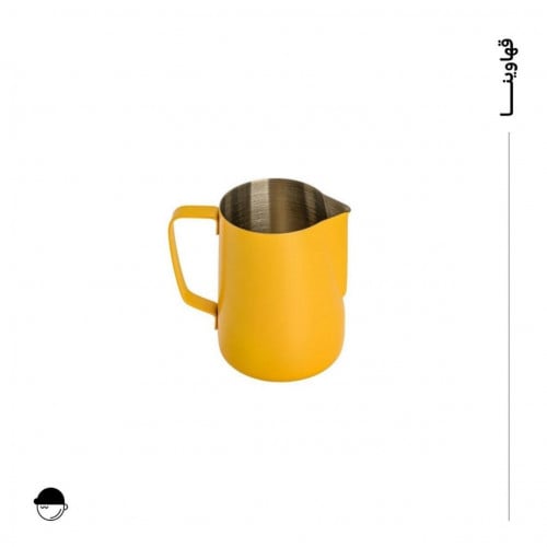 ابريق تبخير الحليب | اصفر | 350ML