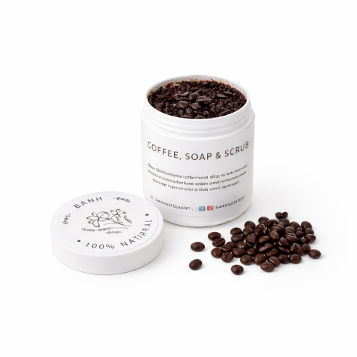 صابونية ومقشر الكافيين للجسم