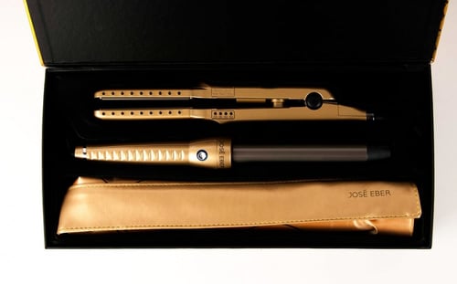 مجموعة الهدية (تجعيد 25ملم + تمليس 1.5 رطب جاف + ح...