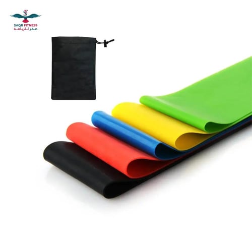 مجموعة احزمة مقاومة للتمرين-5 اشرطة مقاومة مطاطية...