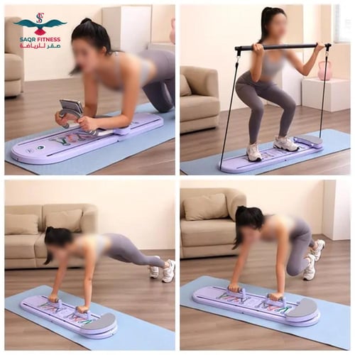 لوح تمرين عضلات البطن متعدد الوظائف، ارتداد تلقائي...