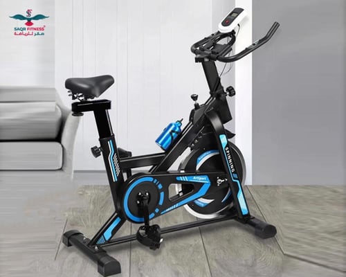 spinning bike Blue دراجة تمارين هوائية ثابته ازرق