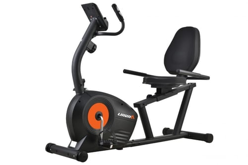 دراجة تمارين ثابتة مغناطيسية مع مقعد ومسند خلفي Re...