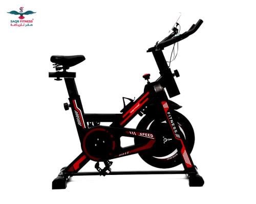 spinning bike Red دراجة تمارين هوائية ثابتة احمر