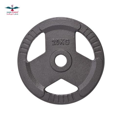 صفيحة وزن أولمبية 20 كجم – من الحديد الزهر الصلب (...