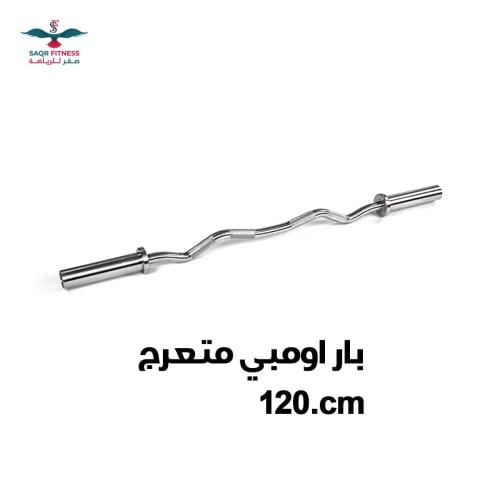 بار اولمبي متعرج مقاوم للصدأ Curling Olympic Barbe...