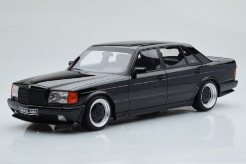 MERCEDES 560 SEL AMG W126 OBSIDIAN BLACK OTTO 1/18