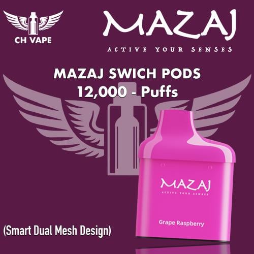 MAZAJ Capsule 12000 MAZAJ Swich Pods 12,000 PUFF