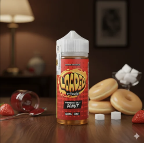 لوديد فراولة جيلي دونات loaded strawberry jelly do...