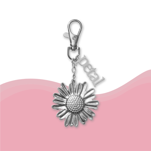 petal keychain