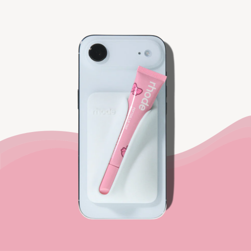 snap-on lip case - white