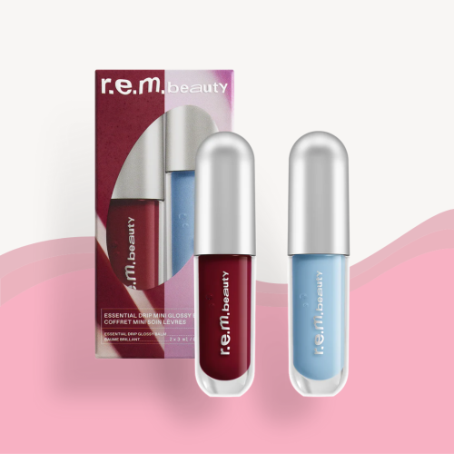 mini essential drip glossy balm duo