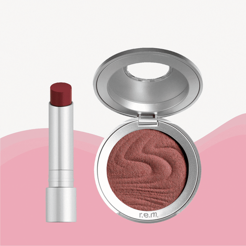 blur butter + hypernova satin matte blush set