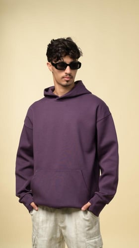 هودي ساده من إكسوبلانت بلون بنفسجي
