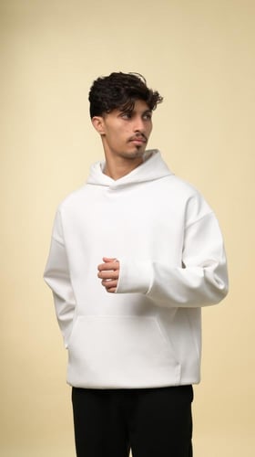 هودي ساده من إكسوبلانت بلون أبيض