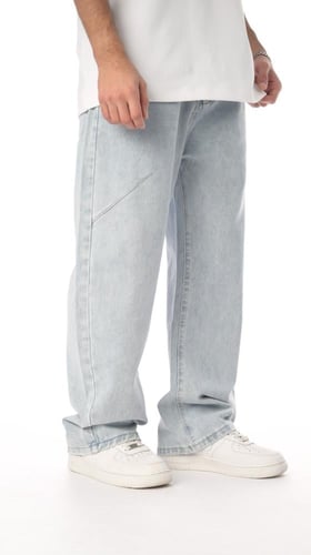 بنطلون جينز دياجونال كت من إكسوبلانت