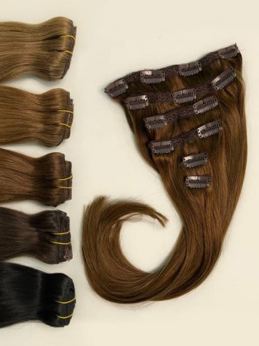 اكستنشن شعر كلبسات كثافة 100 غرام