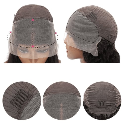 باروكة شعر طبيعي جذور امامية