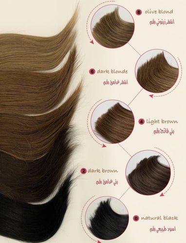 اكستنشن كلبسات المطور كثافة 200 غرام 8قطع