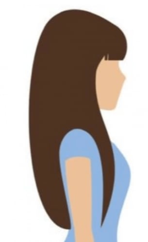 صبغة شعر لون واحد