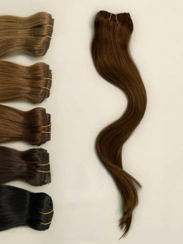 اكستنشن شعر كلبسات كثافة 100 غرام